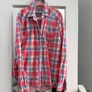 Abercrombie kids Plaid Button-Up Shirt 11/12